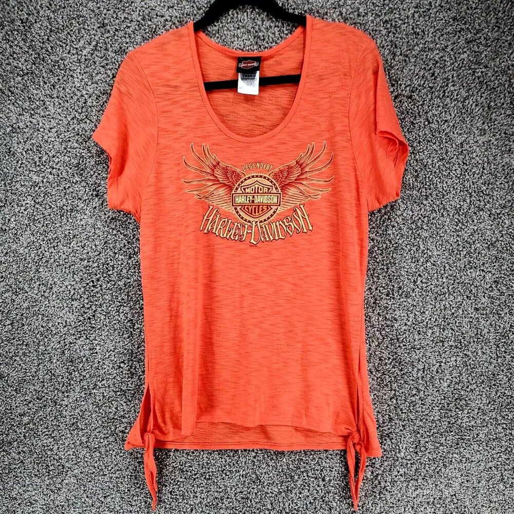 Harley-Davidson Orange Short Sleeve Tee